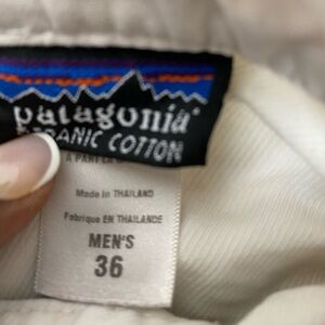 Patagonia Men’s short Waist size 36 in great condition, clean and no stains.